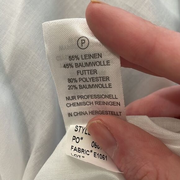 Cynthia Rowley Blue Striped Blazer - Picture 9 of 9